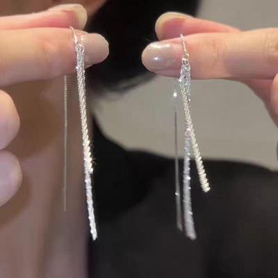 Lange Quastenohrringe mit rundem Gesicht: Elegante, modische, hochwertige Designs, trendige, zu allen Outfits passende Damenohrringe.