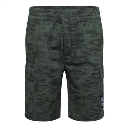 Crosshatch Mens Janscore All-Over Print Cargo Shorts
