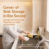 Non-Slip Sink Drainer Triangular Kitchen Sink Storage Shelf  for Kitchen Utensil