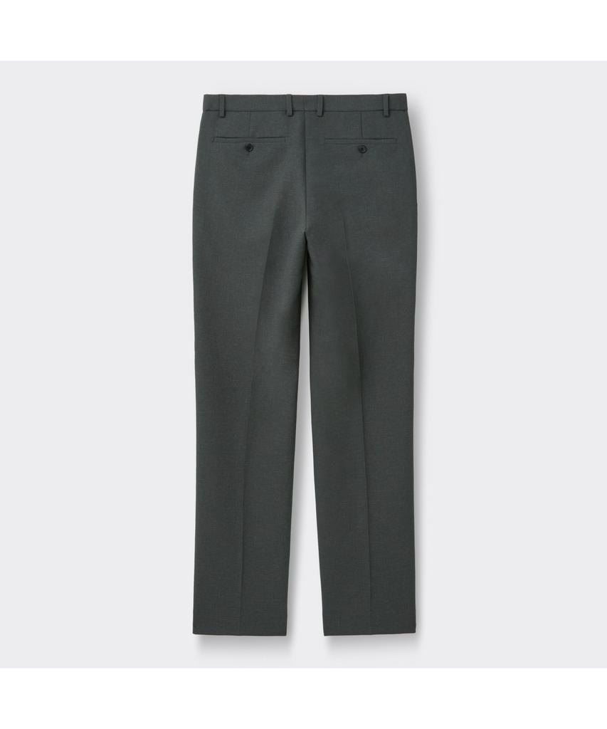 Keoseuuteommellou Gray Regular Fit Textured Setup Pants Cwpam26401Gyd