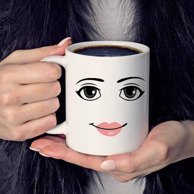 Taza de Cara Inspiración de Juego Taza de Café Divertida con Cara de Personaje Taza de Jugador de Videojuegos Linda Regalo de Cumpleaños Taza de Bienvenida a Casa