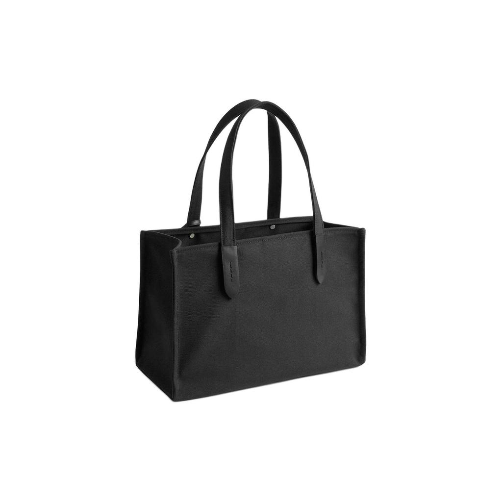 Coach X Disney Mickey Mouse And Friends Pattern Printed Canvas And Leather Tote Bag Women Tote Black CS533-LHBLC