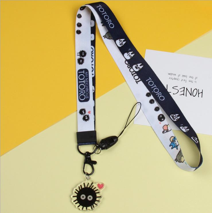 Creative Cartoon Phone Case Lanyard with Acrylic Pendant Keychain - Trendy Neck Hanging Accessory for Women