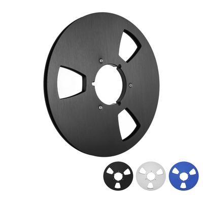 Sound Tape Empty Reel Aluminum Alloy 3 Hole 1/4 10.5 Inch Empty Tape Reel Professional for Reel To Reel Tape Player
