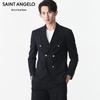 Baoxiniao Men's Striped Wool Blazer Jacket