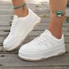 Fashion Hot selling Women's Thick Bottom Platform Sneakers Spring 2025 New Style Versatile Fashionable and beautiful Shoes Sole