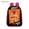 Inside Out 2 Kids School Backpack 17 Inch Oxford Fabric Bag Girls Boys Lightweight Anti-Theft Comfortable Student