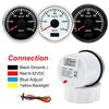 AD 7 Color Backlight 52MM Digital GPS Speedometer Gauge KMH Suitable For Both 12V And 24V Vehicles Waterproof Boat Yachts
