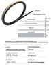 High-Precision Magnetic Grating Digital Display Ruler for Stone, Door, and Window Measurements