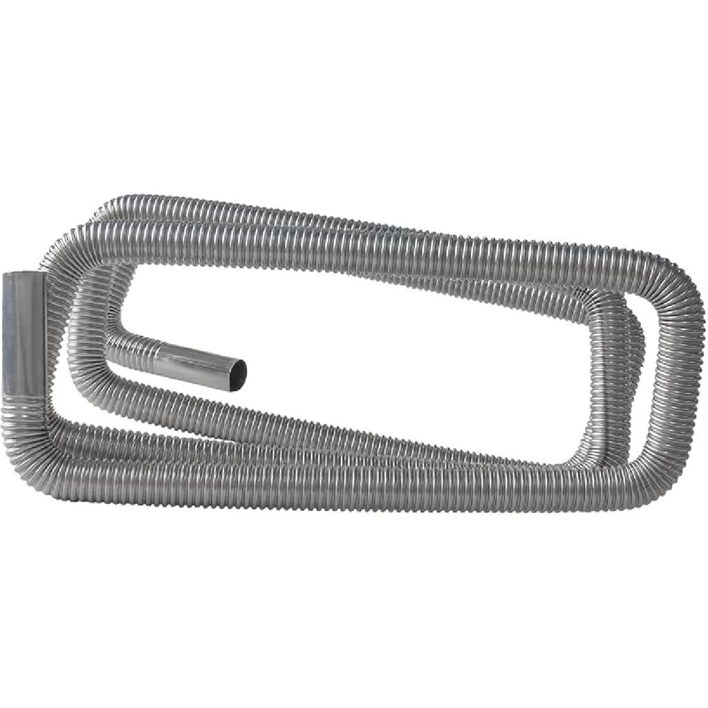 Diesel Heater Exhaust Pipe Flexible Tubing Stainless Steel For Parking Air Heater Length 78Inch / 200CM Inner Diameter 1"/2.5cm