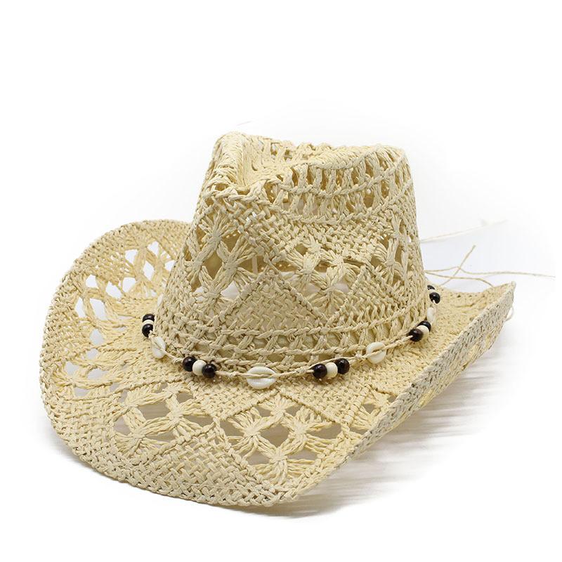Summer Straw Hat With Wide Brim Style Sun Protection For Women