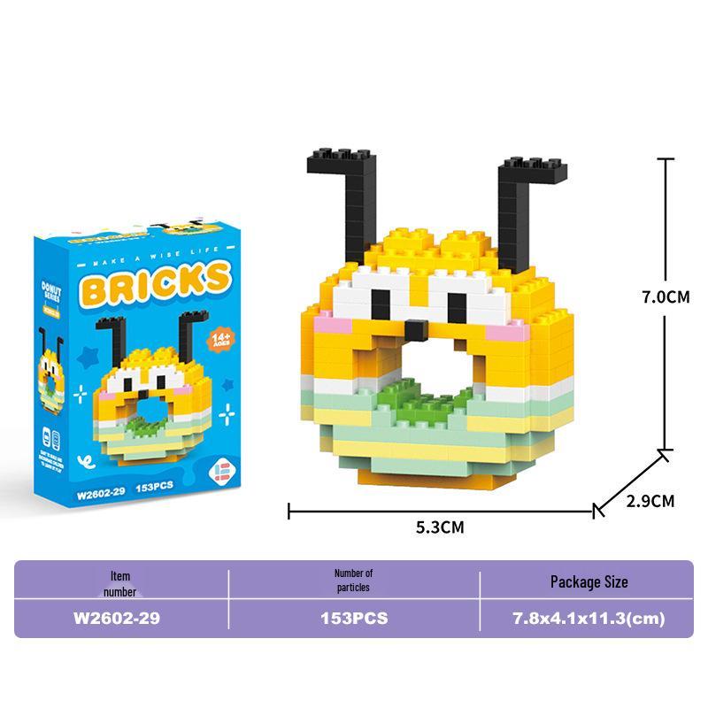 Lele Brothers Micro Building Blocks - Educational Small Animal Sets for Kids, Compatible with Lego, Boys' Toy Gifts