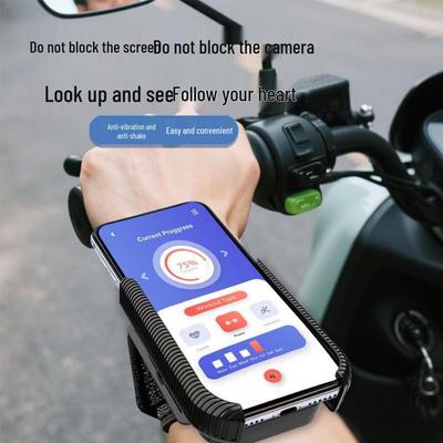 Grenzüberschreitender Handgelenk-Handyhalter: Lauf-Sport-Armband für Live-Streaming und Navigation - Universelles Design