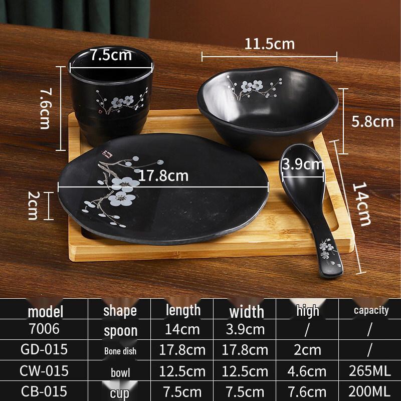 Ru Han Commercial Melamine Tableware Set