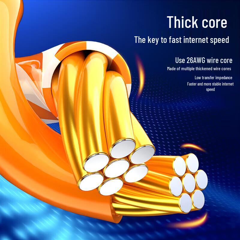 BIAZE CAT6 Single Shielded Gigabit Ethernet Cable