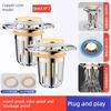 Press-Type Drain Plug for Washbasin, Basin Pop-Up Core Filter, Anti-Clogging, Anti-Odor
