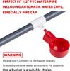5/10Pcs Chicken Water Cup With PVC Tee Fitting Automatic Drinker For Poultry Thread Filling Waterer Poultry Drinking Bowl