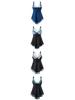 Plus Size 2025 Digital Print Women's Two-Piece Swimsuit - Blue