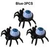 1-5PCS Halloween LED Eyeball Candle Lamp with Spider Design Glowing Pumpkin Light for Party Atmosphere Decoration Prop Spooky