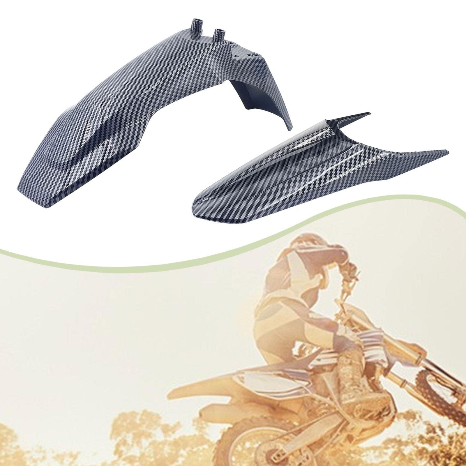 

Guards Mud Flap for Tuttio Motorcycle Modification Motorbike Parts Easy to Install Front and Rear Carbon Fiber