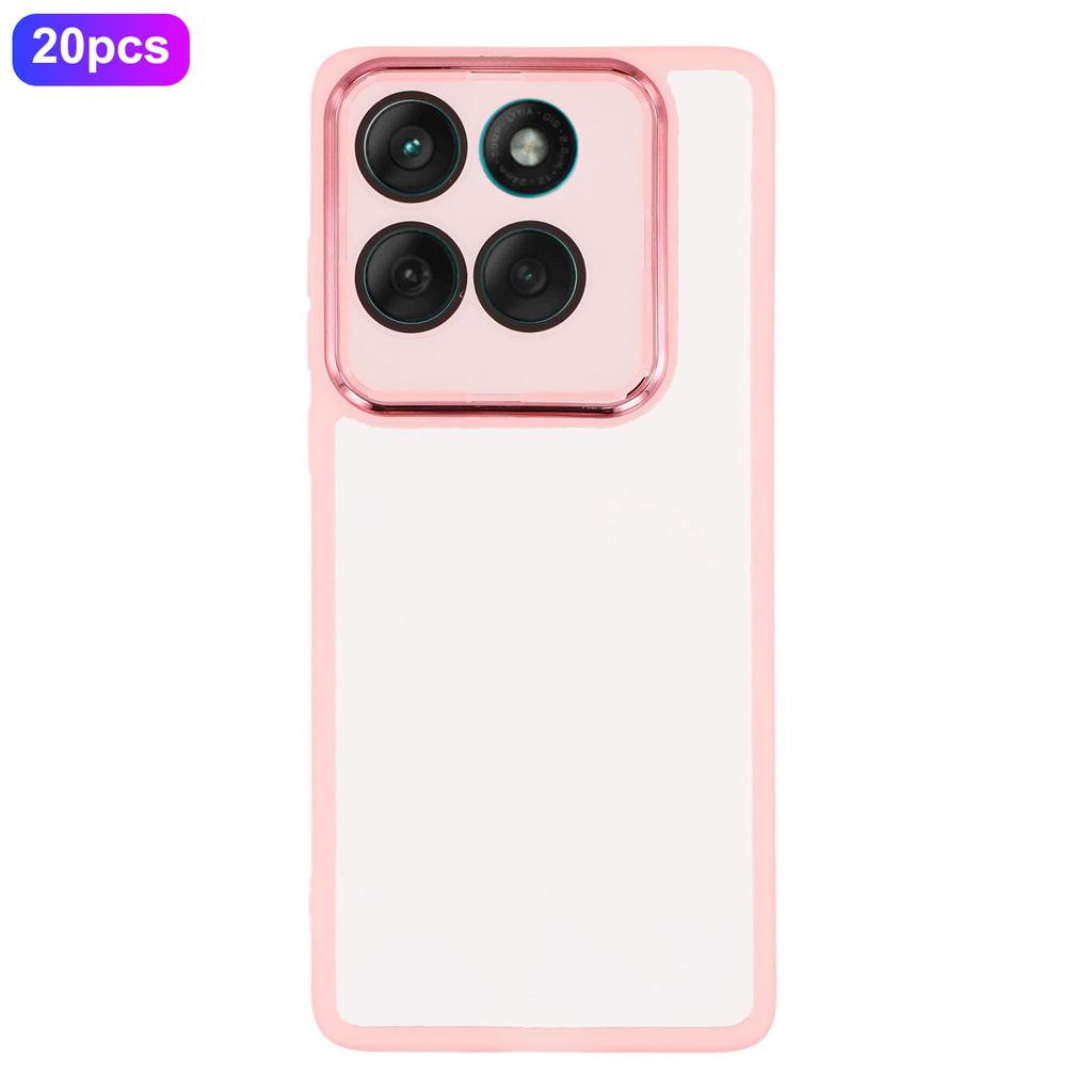 Bulk Purchasing 20Pcs For Motorola Edge 60 Fusion 5G Case Electroplated Camera Frame TPU Phone Cover Precise Cutouts