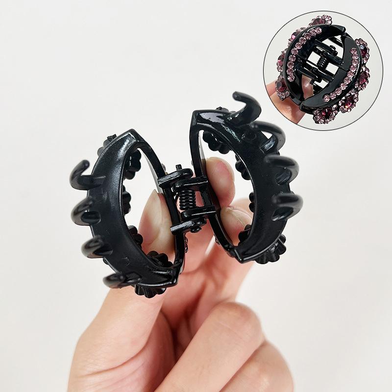 Vintage  Flower Hair Claws Women   Hairpins Clamps Crab Ponytail Barrette Girls Hair Accessories