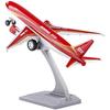 1/400 Diecast Metal Plane Model Leker 7 Tommer Boeing 777 Pull Back Replica med lyd og lett flymodell for barn Leker