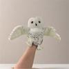 Stuffed Plush Animals Toys Hand Finger Story Puppet Kawaii Dolls Educational Baby Toys Simulated Owl Children Gift