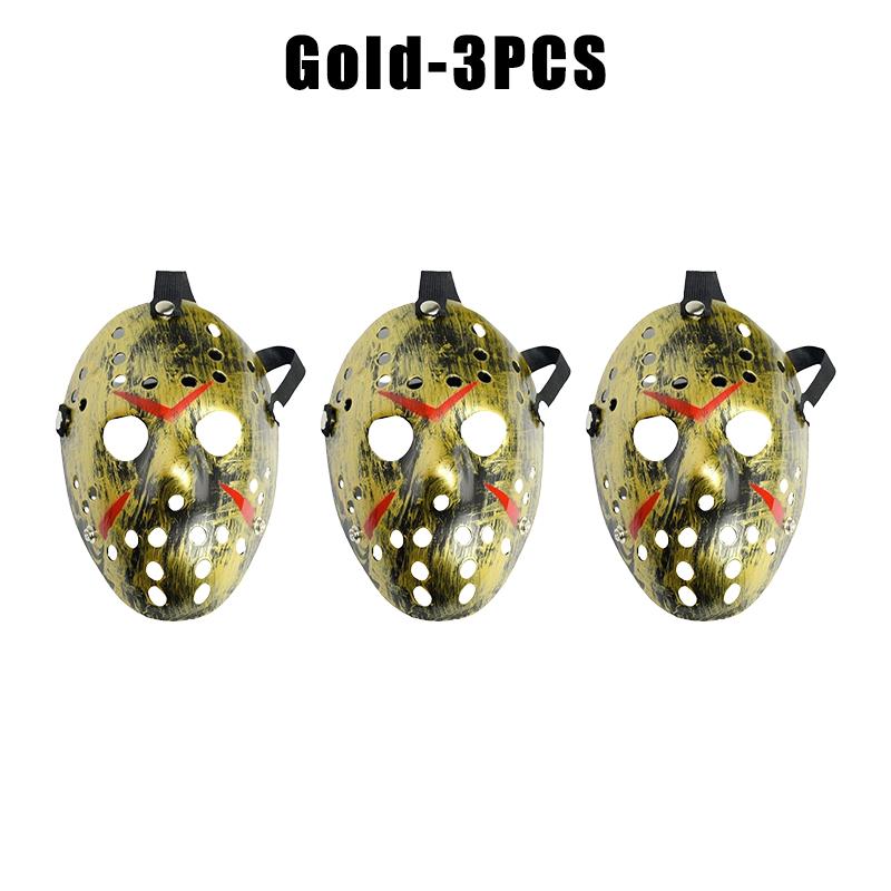 Dual Holiday Horror Mask Resin Terrifying Death Face Halloween Christmas Masquerade Prop Adjustable Haunting Wearable