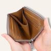 COGURE Wallet for Men and Genuine Mini Brand Bill Coin Card Includes Greige L-Zip Women, Leather, Small, Compact, Wallet, Name, Compartment, Purse,