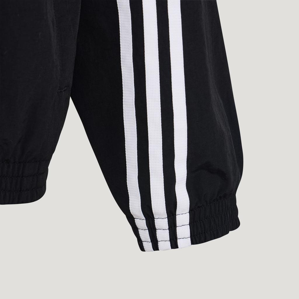 Adidas Originals Woven High Neck Sports Stripe Zip Casual Jacket Kids Jacket KW1181