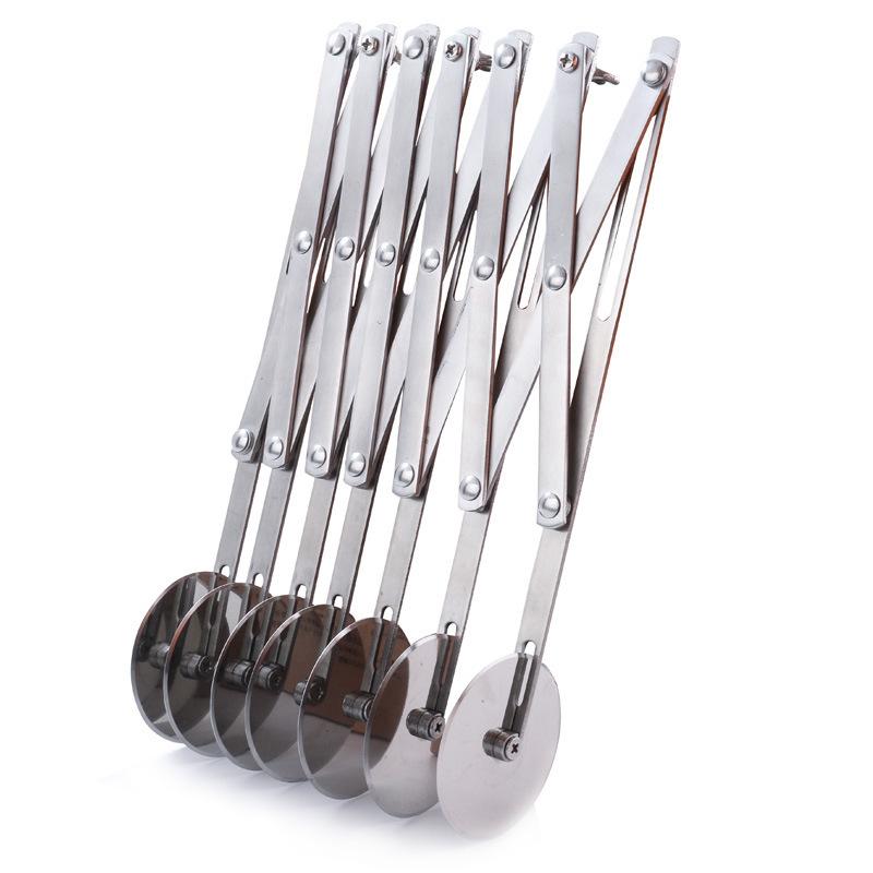 1PCS Stainless Steel Wheel Dough Cutter Flexible Roller  Blade Pizza Pastry Divider Professional Bakeware Tool Kitchen Essential