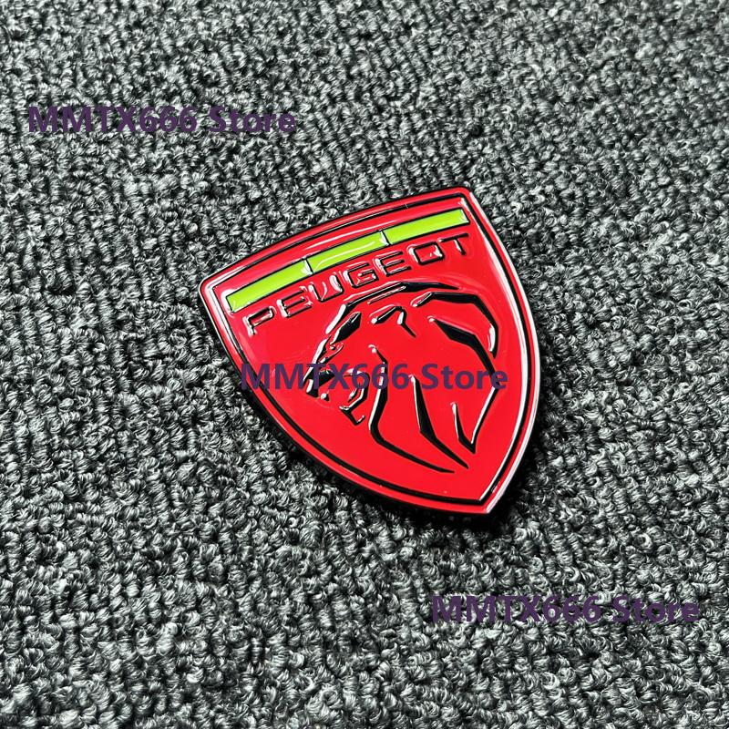 3D Metal Lion Emblem Car Stickers Side Trunk Badges Accessories for Peugeot 207R 407 408 308 206 406 507 508 307 4008 5008 3008
