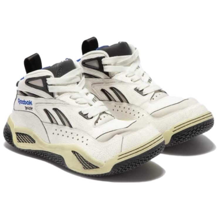 Reebok Hed Mayner X  Blacktop Vintage Comfortable Non-Slip Mid-Top Running Shoes Men Sneakers White RMIA06RC99LEA0010109