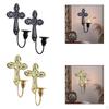 2 Pieces Candle Sconces Wall Holder Decor Decorative for Fireplace Dining Room