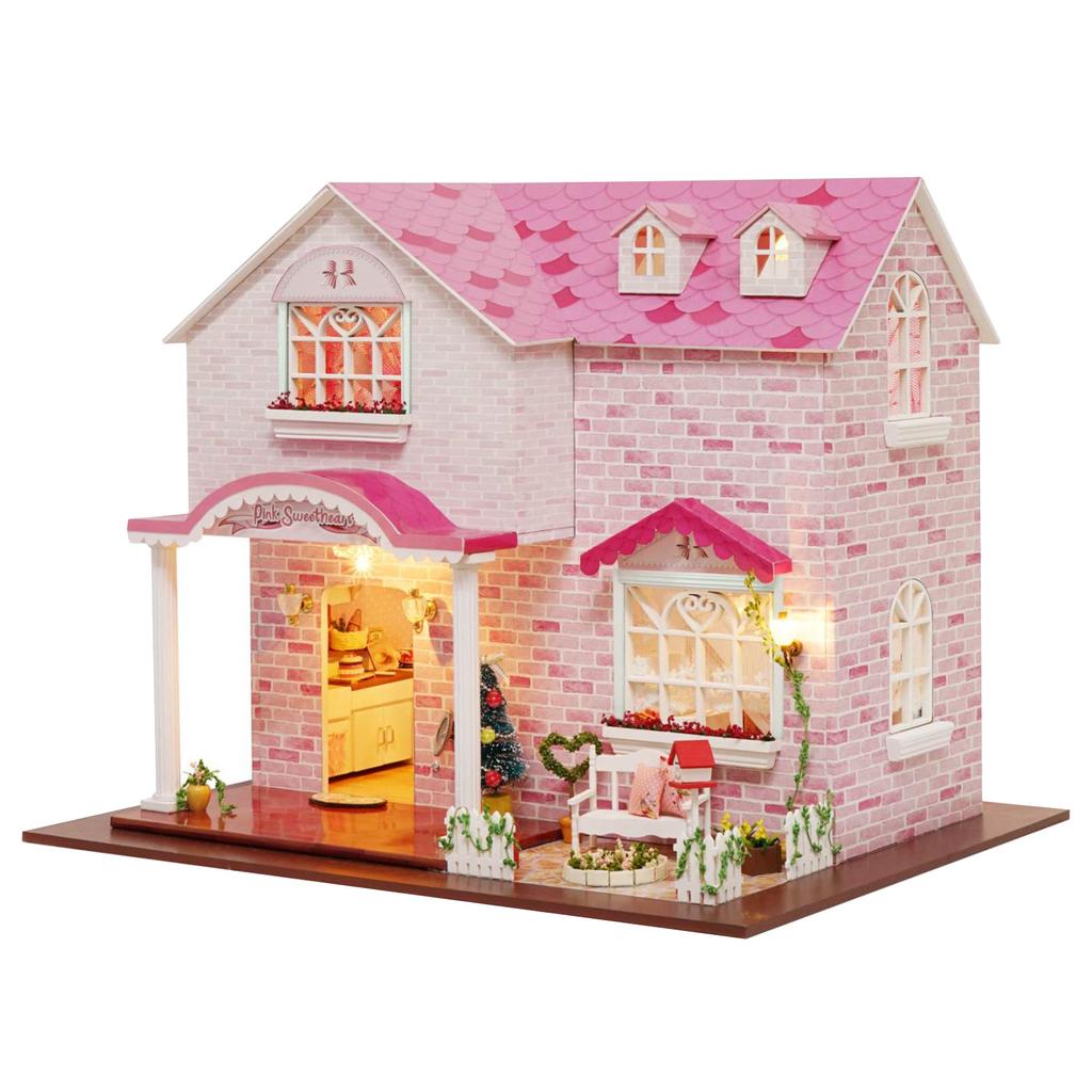 DIY Miniature House Toy Girls Handicrafts Simulation House Assembly Models Toy Gift