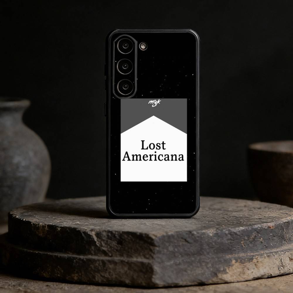 MGK LOST A-AMERICANA Phone Case For Samsung Galaxy A91,80,73,72 ,71,53,52,32 ,31,22,21s,20,Soft Black Case
