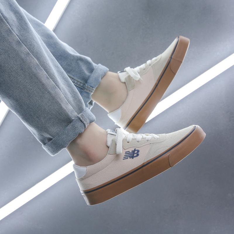 Buy Retro Simple Allmatch Flat Canvas Shoes Couple Sneakers Niche