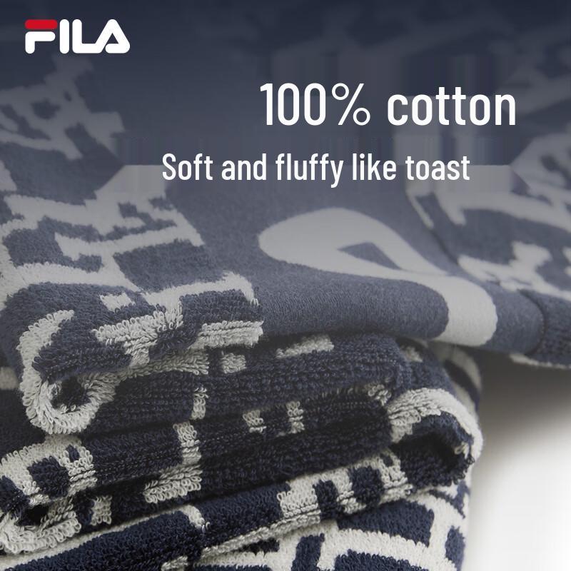 FILA Absorbent Quick-Dry Cotton Bath Towel