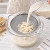 Round Fine-Mesh Flour Sifter With Handle Soy Milk Filter Portable Flour Screen  Sugar Icing