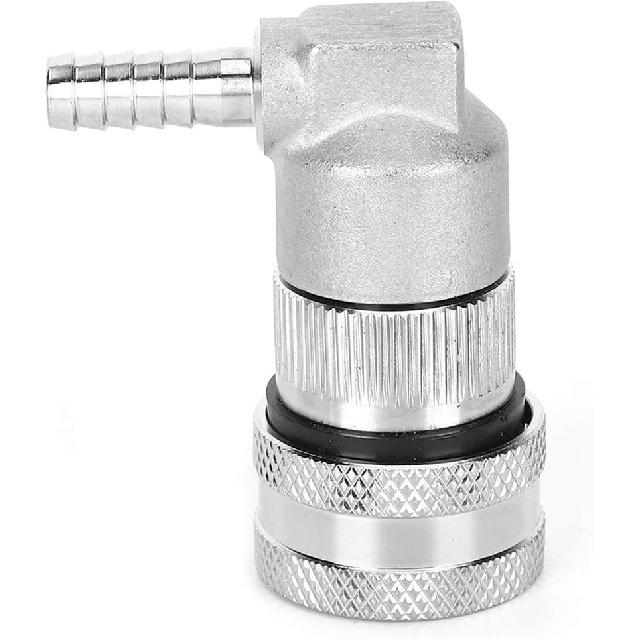 Keg Ball Lock Connector, Stainless Steel Ball Lock Keg Disconnect Quick Ball Lock Quick Connector Dispenser Beer Brewing Kegs Kegging Home Brew Corny
