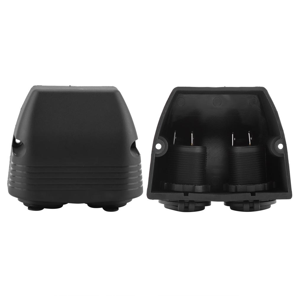 

Car Boat Dual Port Surface Mount Cigarette Lighter Socket 12V 24V Motorbike ZY