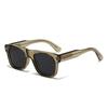 Gafas de Sol Polarizadas Cuadradas Minimalistas Con Protección Uv400 Para Actividades al Aire Libre