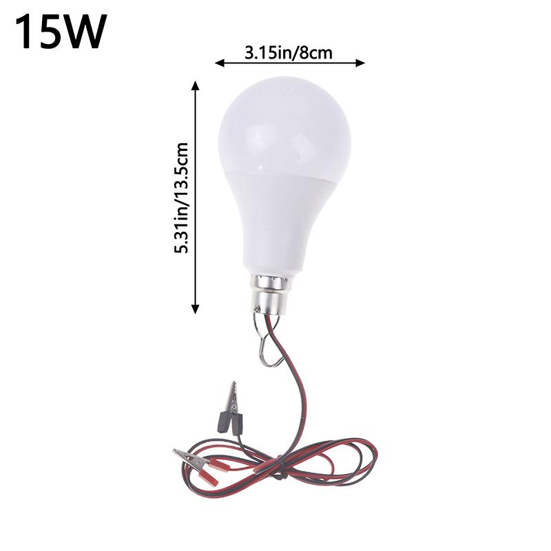 3W 6W 9W 12W 15W 18W Led Dc 12-85V Bulb With 1.2M Wire Screw-On Low-Voltage Battery Household Bright Lighting Bulb