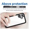For iPhone 17 Case For Apple iPhone 17 Air  iPhone 17 Pro Max Cover Funda Shockproof Clear PC + Silicone Protective Phone Cover