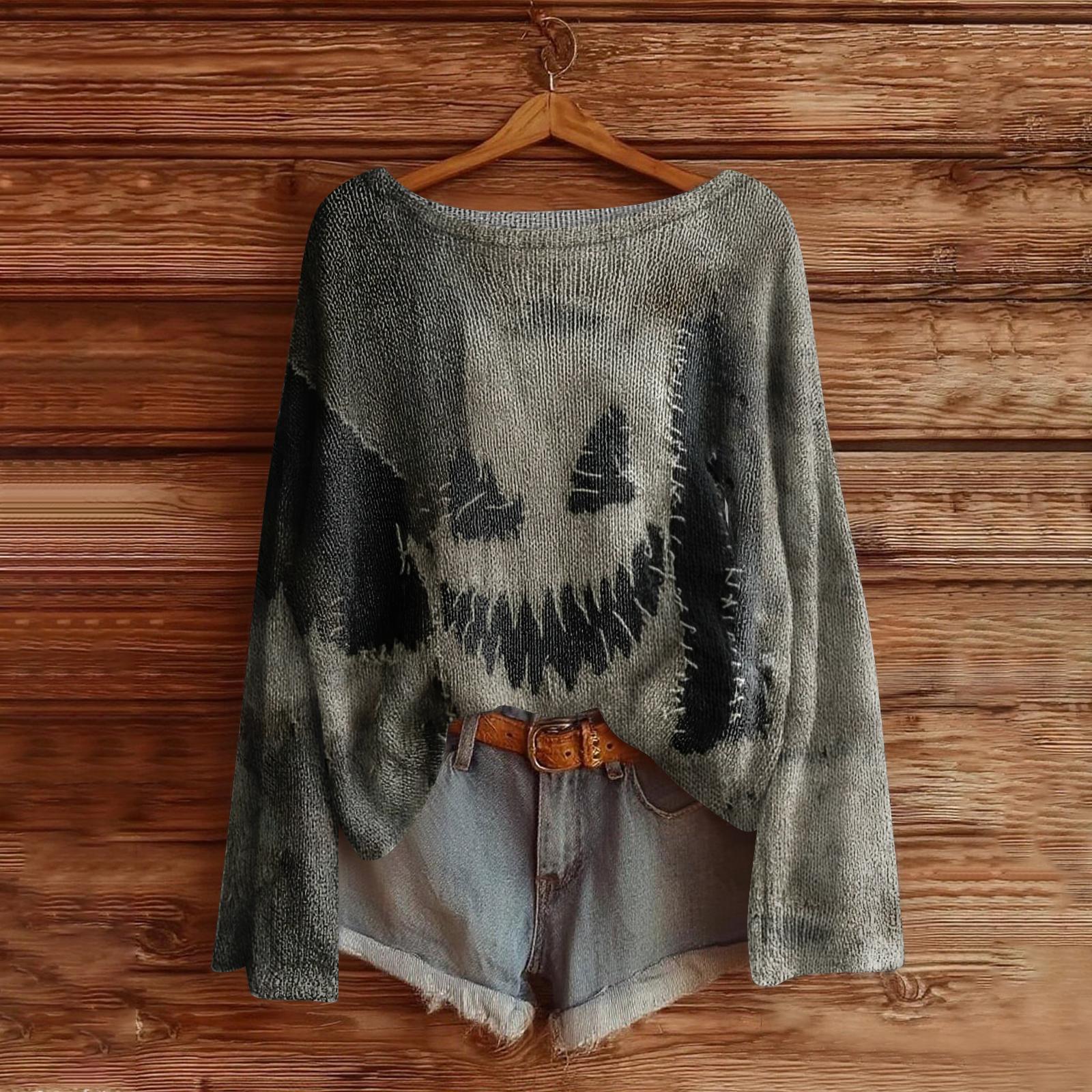 

Женская мода с длинным рукавом, рождественский принт «Снеговик-снежинка», куртка, кардиган L