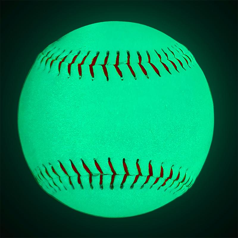 Baseball Luminescente di Alta Qualità Brilla al Buio Palla Luminosa Regali Per Lanci Notturni Battuta