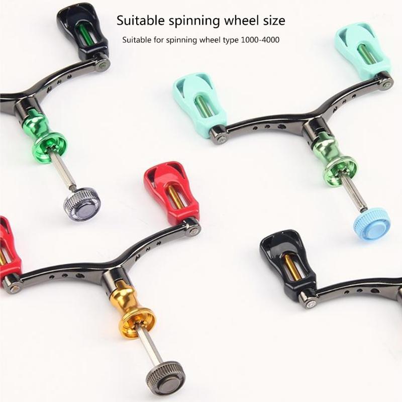 Fishing Reel Double Rocker Arm Fishing Reel Handle Rocker Arm Grip for Baitcasting Reel, Spinning Fishing Reel Handle