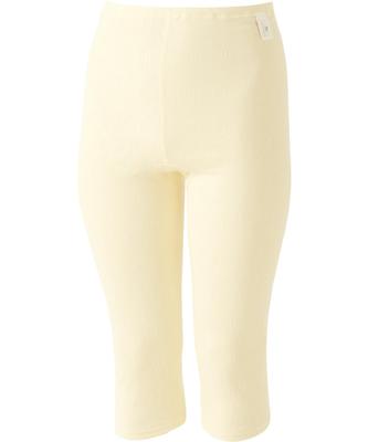 Wacoal Easy Partner Warm Inner Cotton Brushed Fabric Suitable for CR Bottoms, Knee-Length, Deep-Cuffed, 100% (Skin-On Side), (Skin-On Side), Seniors,