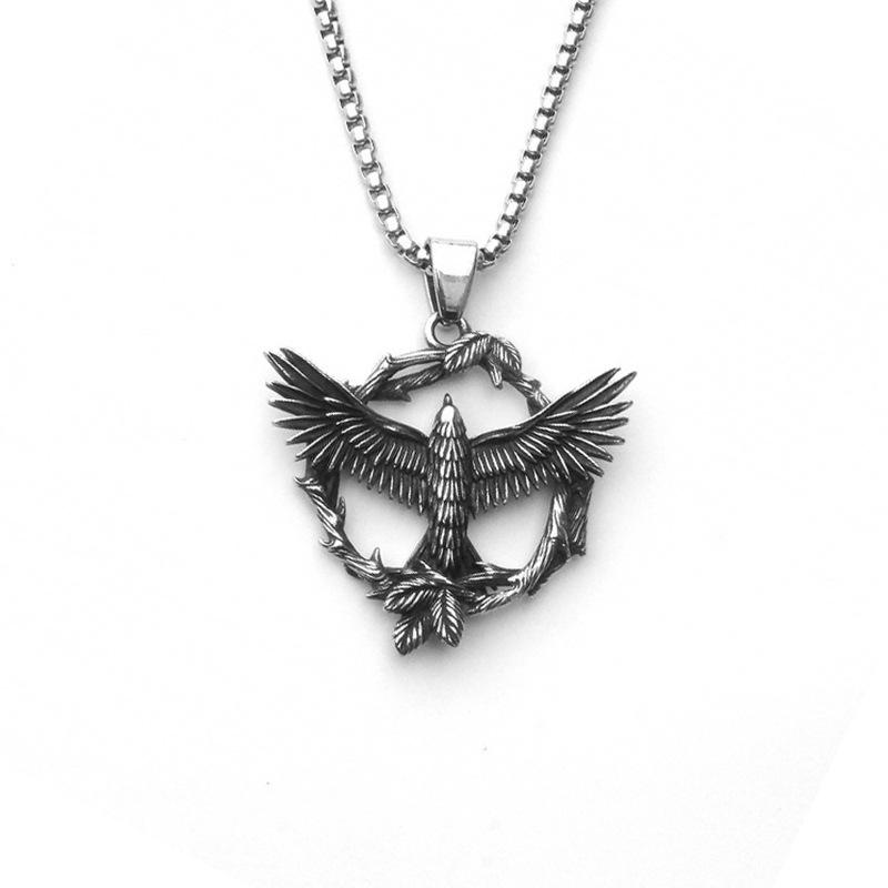 Men's Fitness Necklace Stylish Titanium Steel Boxing Glove Pendant